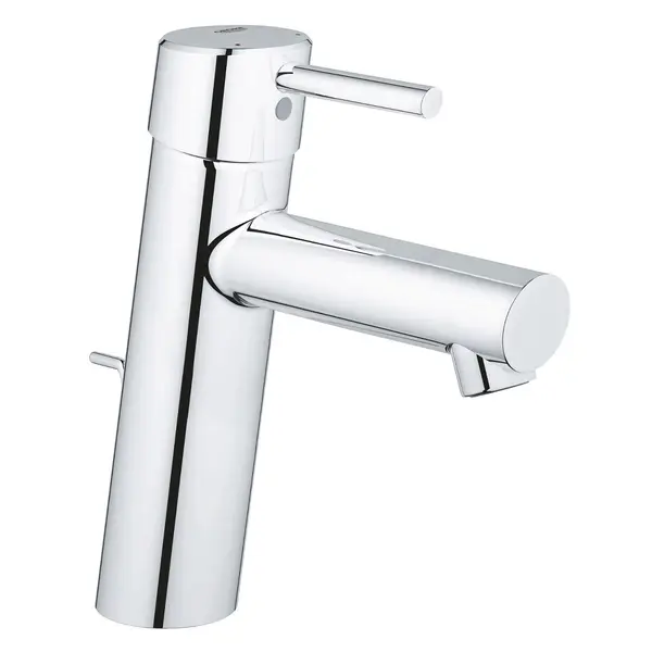 Baterie lavoar Grohe Concetto 23450001, marimea M, monocomanda, cartus ceramic, set evacuare inclus, aerator, limitator debit, Crom