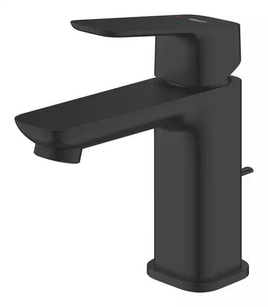 Baterie lavoar Grohe Cubeo 1017302430, marime S, 148 mm, pornire rece, ventil, Negru mat