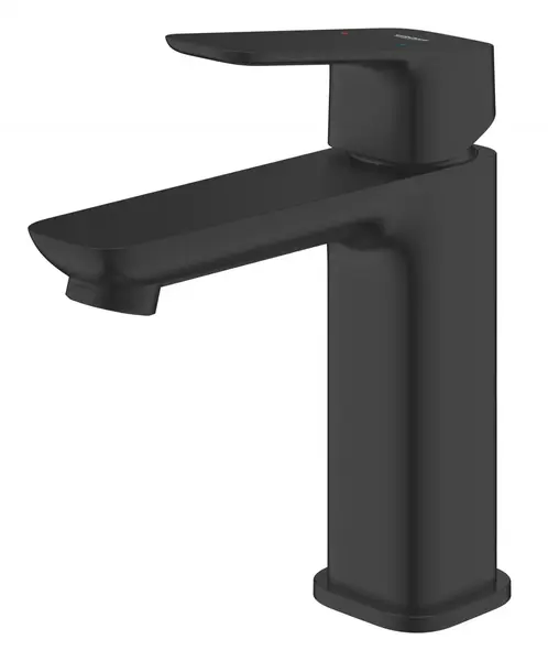 Baterie lavoar Grohe Cubeo 1017552430, marime M, 169 mm, Negru mat