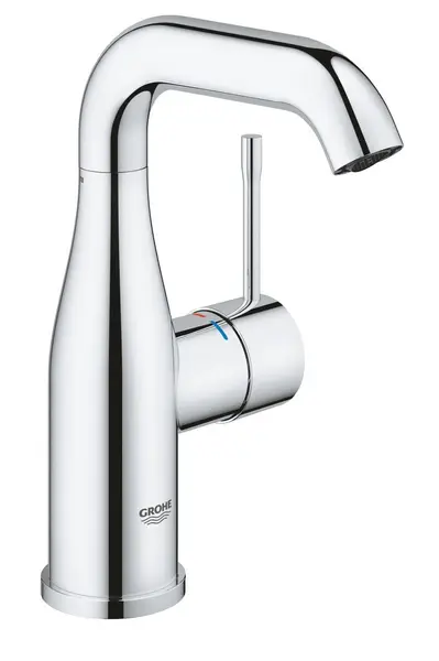 Baterie lavoar Grohe Essence 23798001, marimea M, monocomanda, 3/8, cartus ceramic, evaculare push to open, pivotanta, Crom