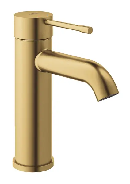 Baterie lavoar Grohe Essence 24172GN1, 3/8 inch, marimea S, monocomanda, cartus ceramic, fara ventil, mat, Cool Sunrise