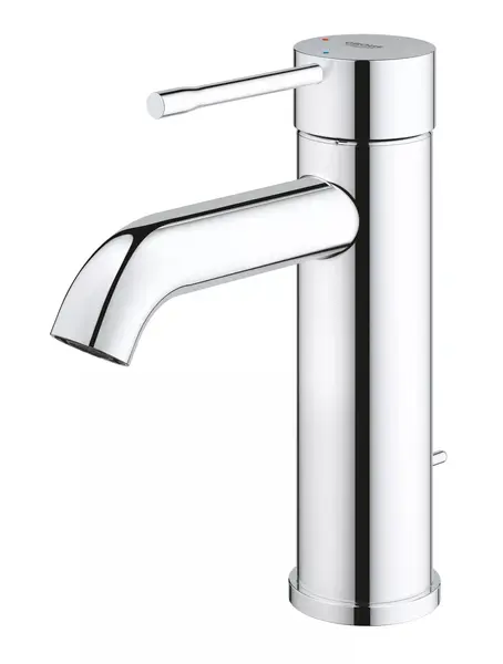 Baterie lavoar Grohe Essence 24180001, racord 3/8 inch, M, 174 mm, pornire rece, ventil, Crom lucios
