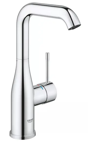 Baterie lavoar Grohe Essence 24182001, marime L, 244 mm, pivotanta, ventil, Crom lucios