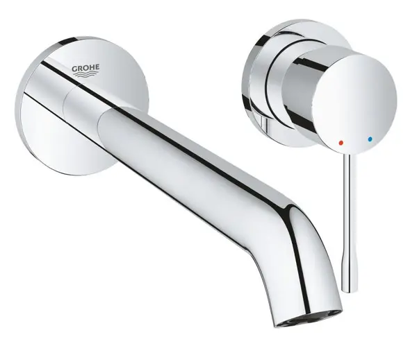 Baterie lavoar Grohe Essence 29193001, 1/2 inch, pe perete, L 230 mm, necesita valva, Crom