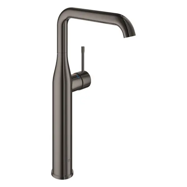 Baterie lavoar Grohe Essence 32901A01, 3/8, monocomanda, marimea XL, pivotanta, fara evacuare, cartus ceramic, lucios, Hard Graphite