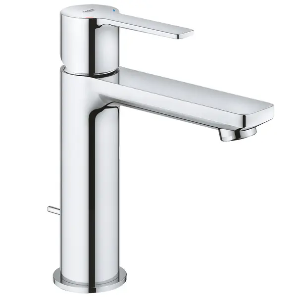 Baterie lavoar Grohe Lineare 32114001, 3/8 inch, marimea S, monocomanda, cartus ceramic, evacuare cu tija, Crom