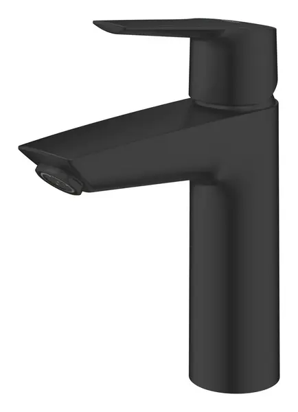 Baterie lavoar Grohe Start 237462432, marime M, 192 mm, pornire rece, ventil, Negru mat