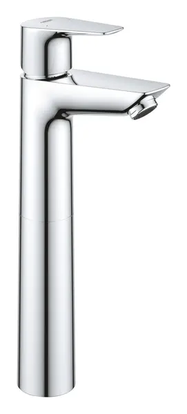 Baterie lavoar Grohe Start Edge 23777001, 3/8 marimea XL, monocomanda, cartus ceramic, evacuare push to open, Crom