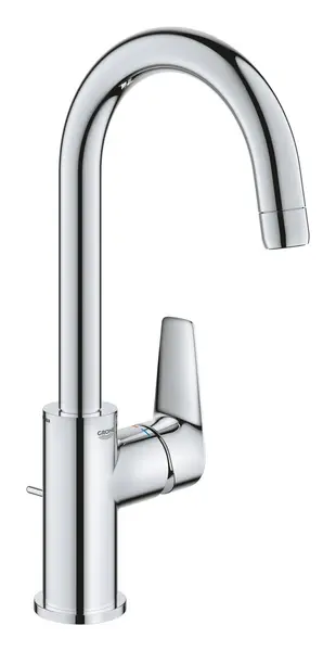 Baterie lavoar Grohe Start Edge 24201001, 3/8 inch, H 311 mm, ventil, pivotanta, Crom