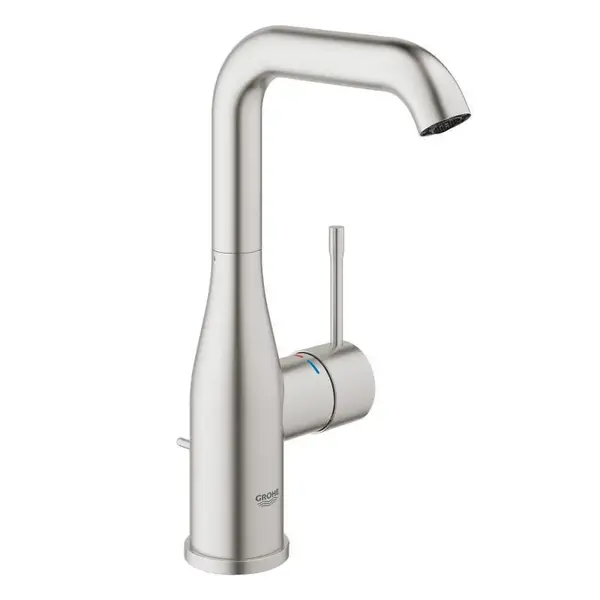 Baterie lavoar monocomanda L, supersteel, Grohe Essence
