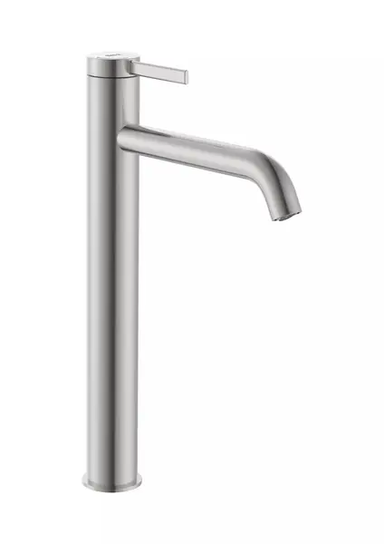 Baterie lavoar Roca ONA A5A349ESM0, XL, 320 mm, pornire rece, ventil, mat, Otel satinat