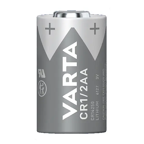 Baterie litiu 3V 1/2AA 1000mAh Varta, format 14.5 x 25.5 mm