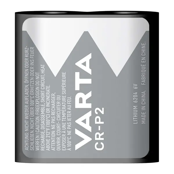 Baterie Litiu 6V CRP2 CR-P2 1450mAh, Dimensiuni 35 x 19.5 x 36 mm Varta Blister 1, BA085601