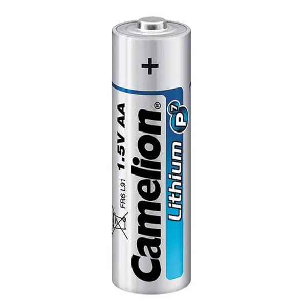 Baterie Litiu Camelion 1.5V AA LR6, Dimensiuni 14.5 x 50.5 mm Blister 2, A0115217