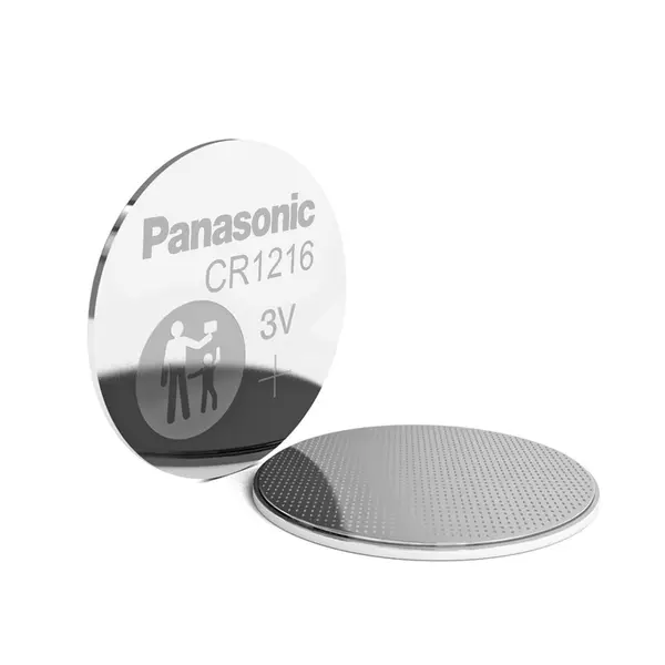 Baterie litiu Panasonic CR1216 3V 25mAh, 12 x 1.6 mm, blister 1 buc