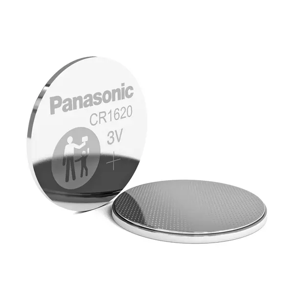 Baterie litiu Panasonic CR1620 3V 70mAh, 16x20 mm, blister 1 buc