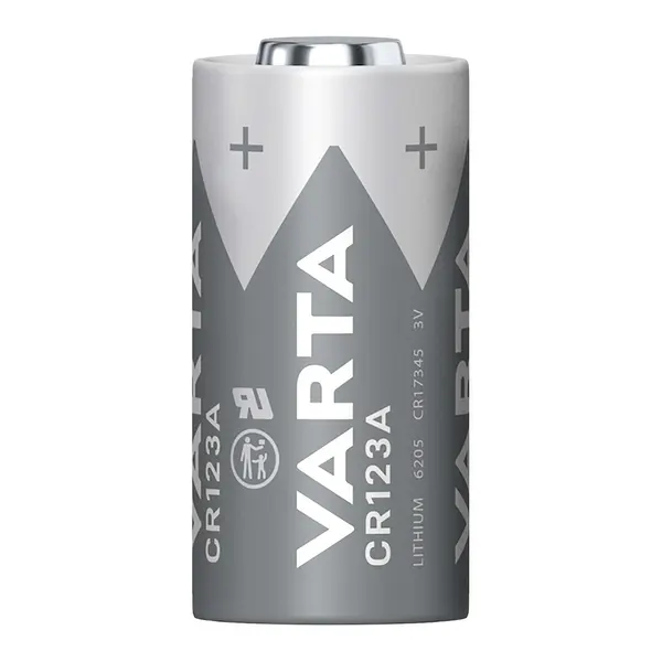 Baterie litiu Varta CR123A 3V 1430mAh, blister 1 buc