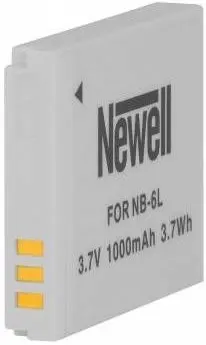 Baterie Newell - NB-6L, substitui la Canon NB-6L, albă