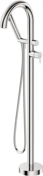 Baterie pentru cada freestanding, crom, cu set de dus, Deante Silia