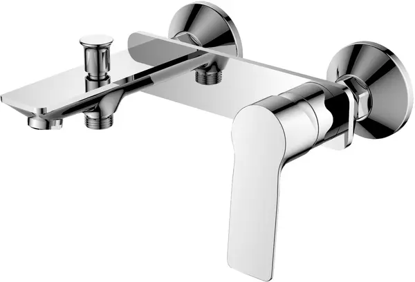 Baterie pentru cadă și duș Inter Ceramic - Emma, 6453153C, argintiu