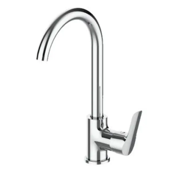 Baterie pentru Lavoar, Inox, Argintiu
