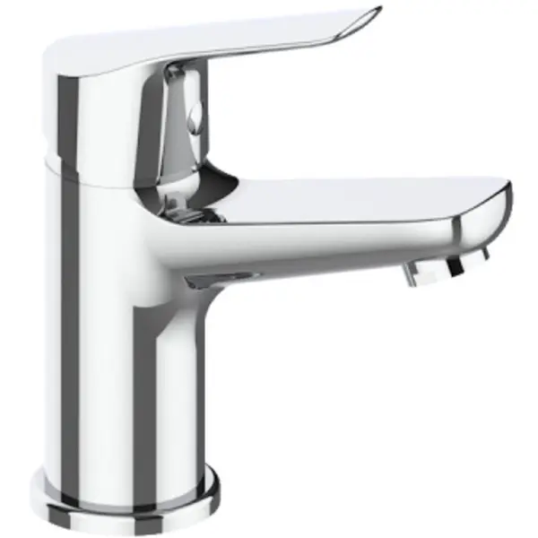 Baterie pentru Lavoar, Monocomanda, Inaltime 12.5 cm, Inox
