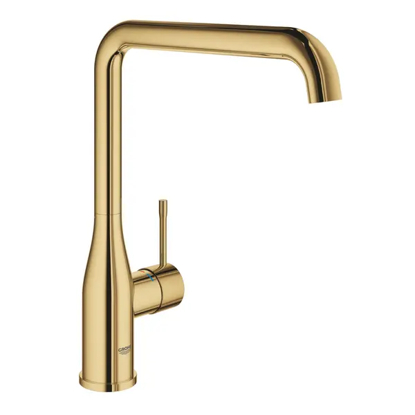Baterie pentru spalator Grohe Essence 30269GL0, monocomanda, cartus ceramic, pipa pivotanta, marimea L, Auriu (Cool Sunrise)