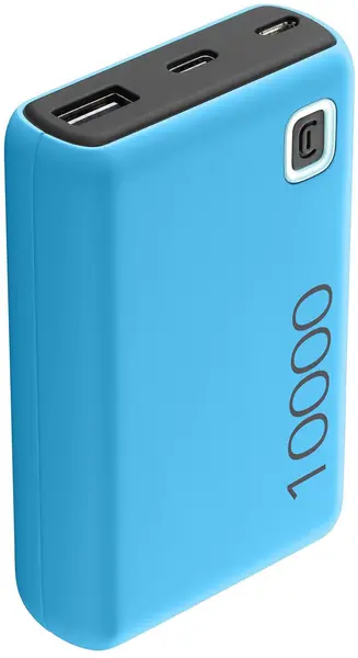 Baterie portabilă Cellularline - Essence, 10000 mAh, albastru