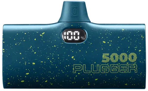 Baterie portabilă Cellularline - Plugger, 5000 mAh, albastru