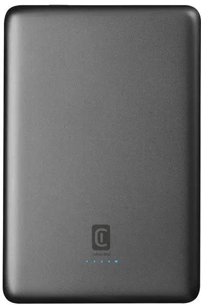 Baterie portabilă fără fir Cellularline - Line Magslim, 10000 mAh, negru