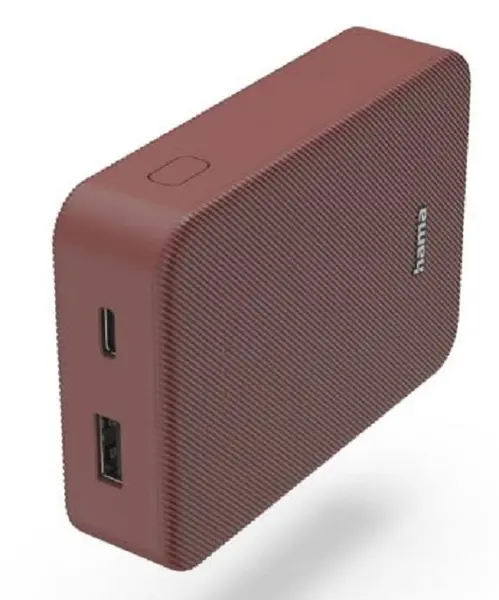 Baterie portabilă Hama - 201714, 10000 mAh, roşu