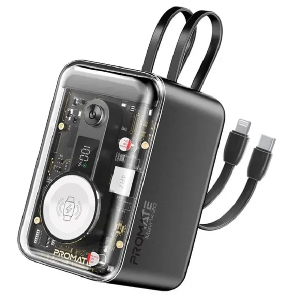 Baterie portabilă ProMate - Mavrix-20, 20 000 mAh, negru