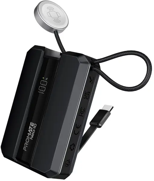 Baterie portabilă ProMate - NEO-10, 10 000 mAh, negru