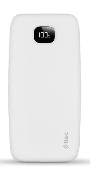 Baterie portabilă ttec - ChargeUp Pro, 20 000 mAh, alb