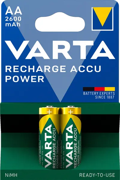 Baterie reîncărcabilă VARTA - Rechargable Accu Power, AA, 2 buc.
