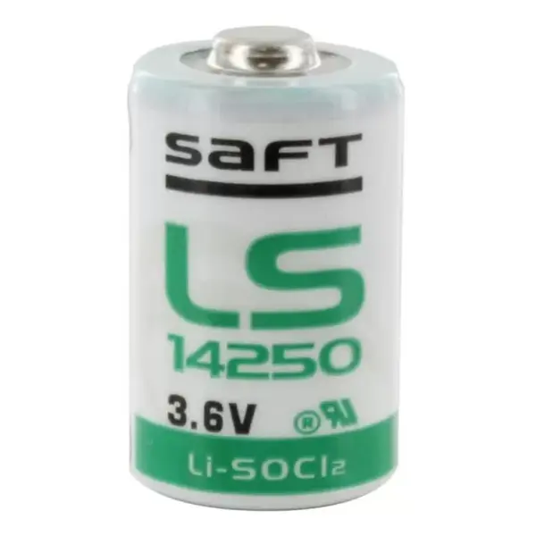 Baterie Saft Litiu 3.6V 14250 1/2AA, Dimensiuni 14.5 x 25.5 mm Bulk, BA001389