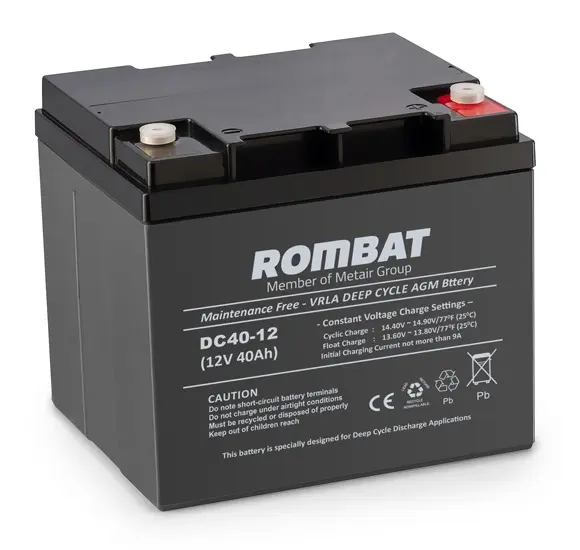 Baterie stationara ROMBAT DCG40 AGM 40Ah 12V
