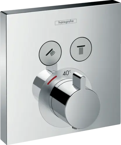 Baterie termostatata incastrata, pentru 2 iesiri, crom 15763000 Hansgrohe Shower Select