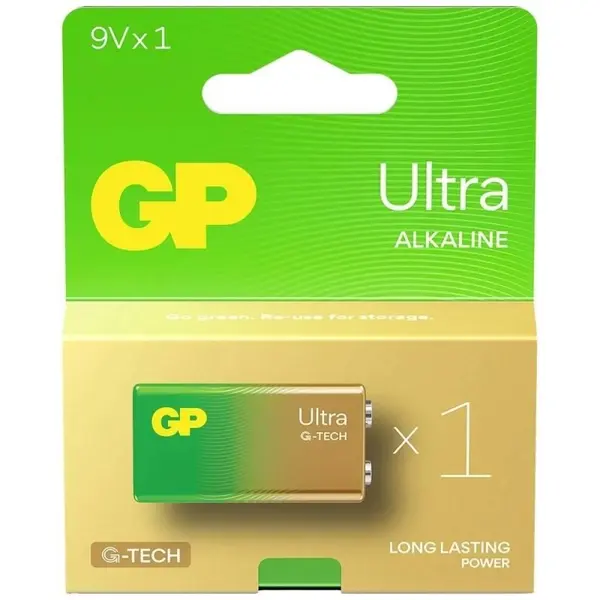 Baterie Ultra Alcalina GP 9V, 1 Bucata