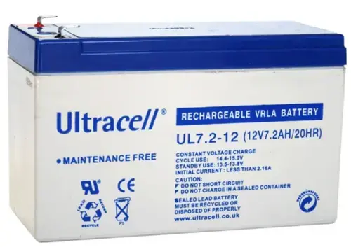 Baterie UPS Ultracell UL7.2-12, 12V, 7.2 Ah