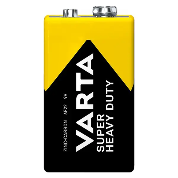 Baterie Varta 9V 6F22 6LR61 Varta Super Heavy Duty Blister 1, BA065767