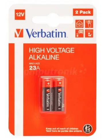 Baterii Alkaline Verbatim 49940, 12V, 23A, 2 buc
