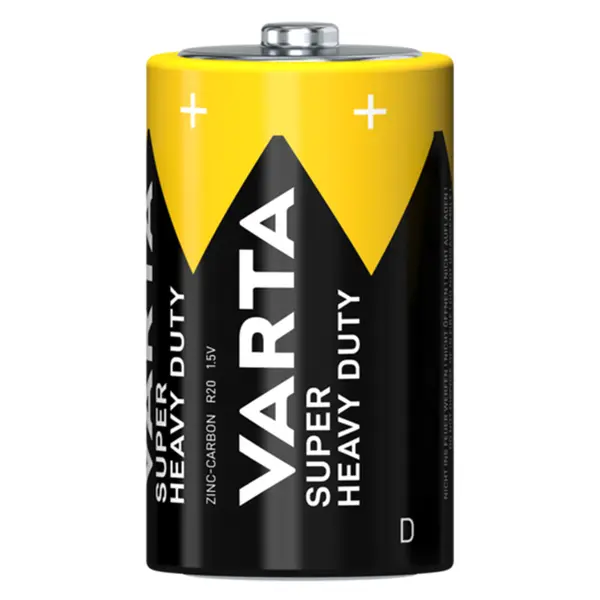 Baterii D R20 1.5V Varta Super Heavy Duty Blister 2, A0115453