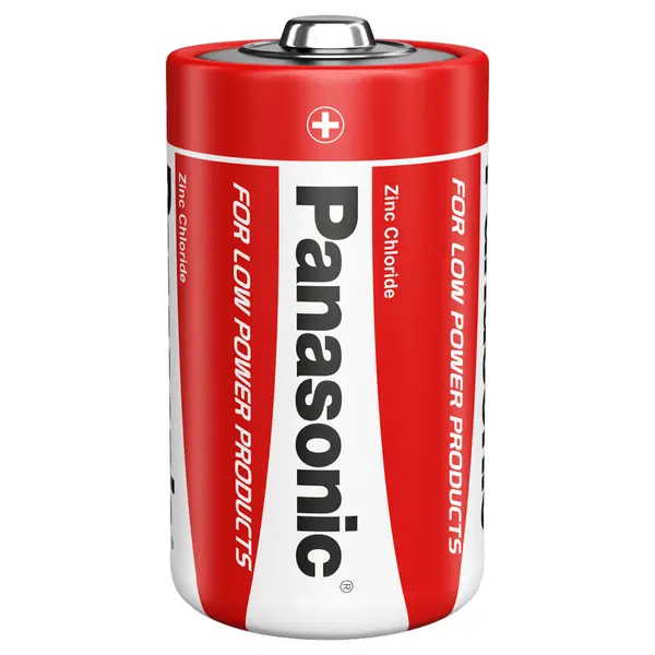 Baterii D R20 1.5V Zinc, Panasonic Economy, blister 2 buc.