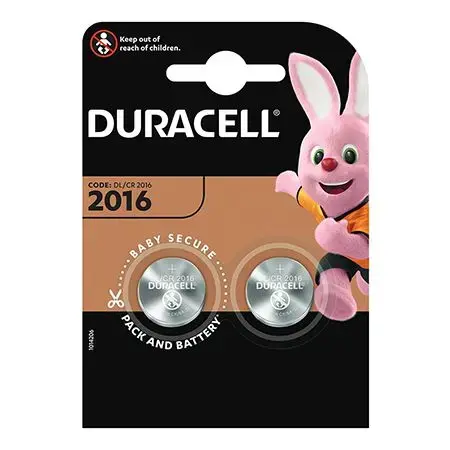 Baterii Duracell CR2016, 3V 2 bucati