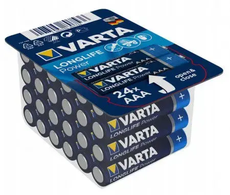 Baterii R3 AAA Alkaline Varta High Energy, 24buc