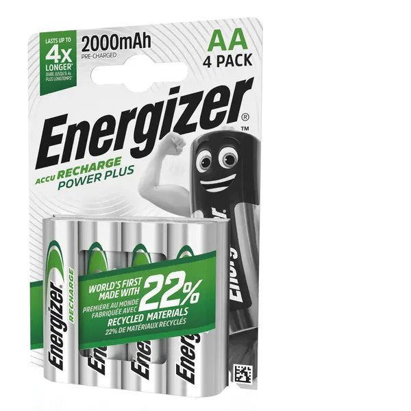 Baterii reîncărcabile Energizer 4AA/ HR6 2000 mAh