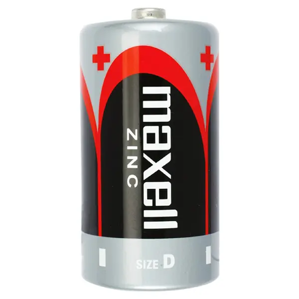 Baterii Zinc D R20 1.5V Maxell Economy, blister 2 bucăți