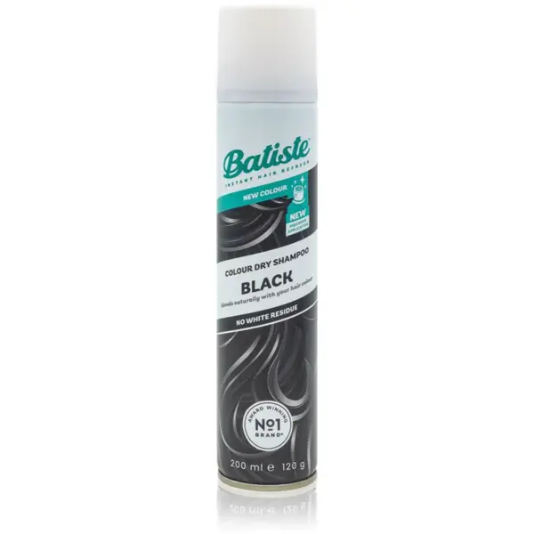 Batiste Colour Dry Shampoo Black șampon uscat pentru părul închis la culoare 200 ml
