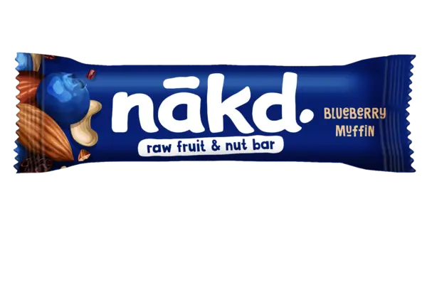 Baton briosa cu afine raw vegan, 35g, Nakd